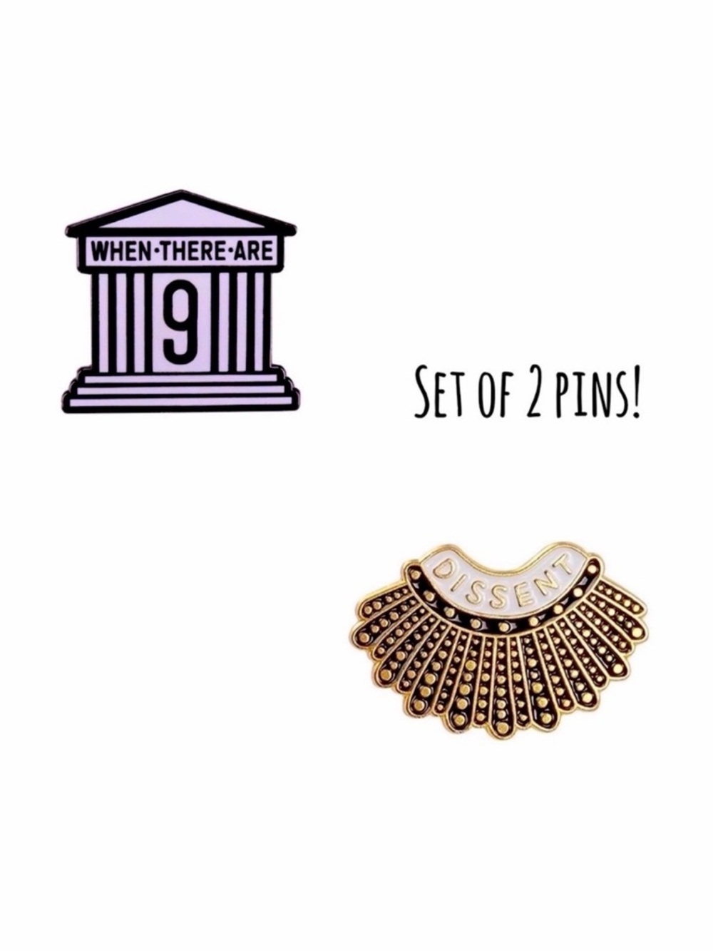 🍒3/$30 New Set of 2 RBG Pins